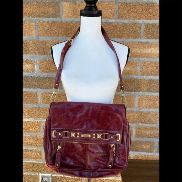 Rafe patent red handbag - Picture 2 of 16